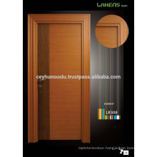 Natural Teak Veneer Door with Classic Wide Architrave